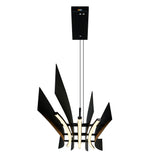 Candora Integrated LED 72in Black Chandelier