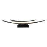 Candora Integrated LED 24in Black Vanity Light