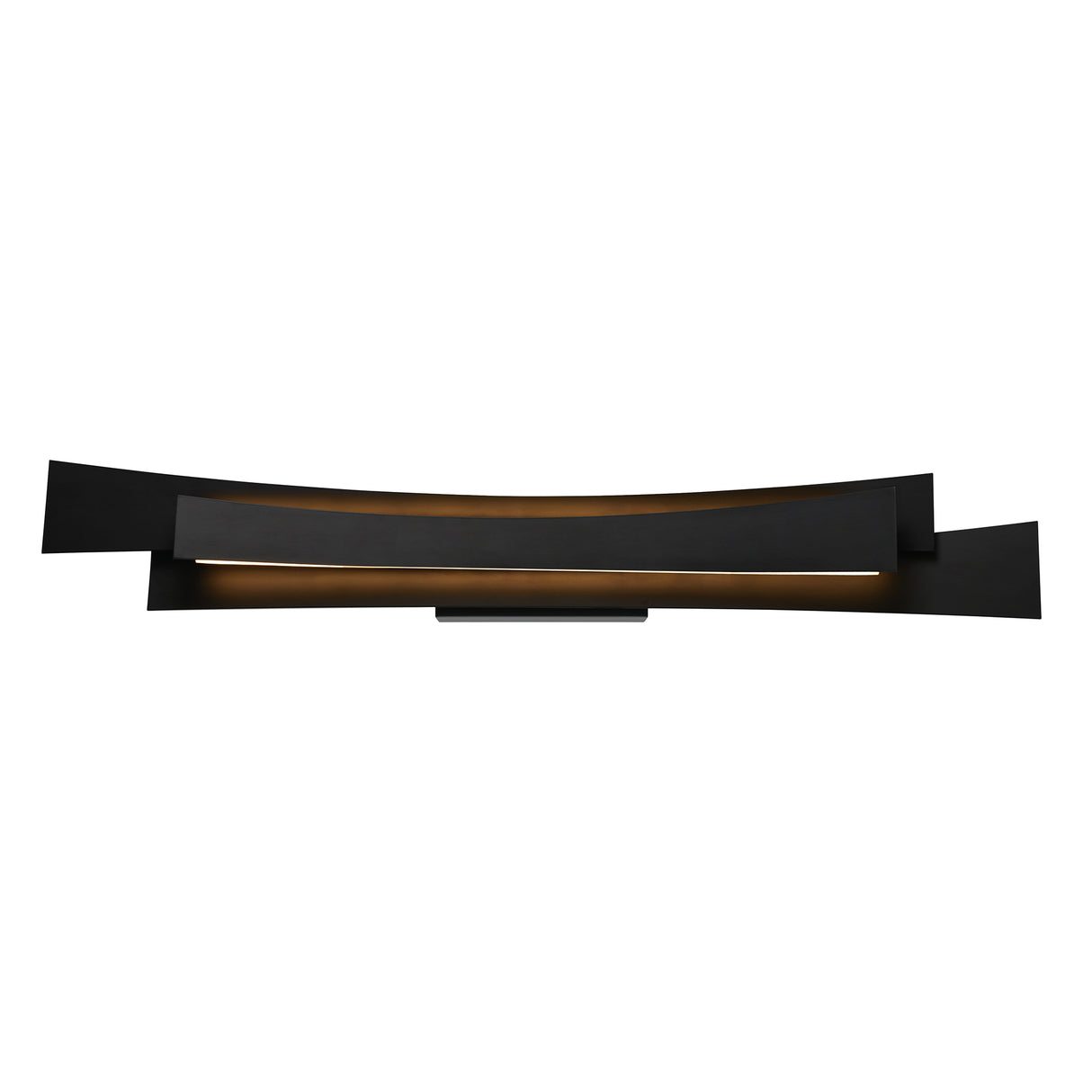 Candora Integrated LED 36in Black Vanity Light