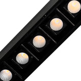 Pienza Integrated LED 45in Black Chandelier
