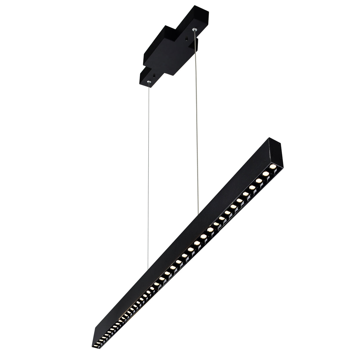 Pienza Integrated LED 52in Black Chandelier