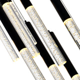 Dragonswatch Integrated LED 32in 45 Pendant Black Chandelier