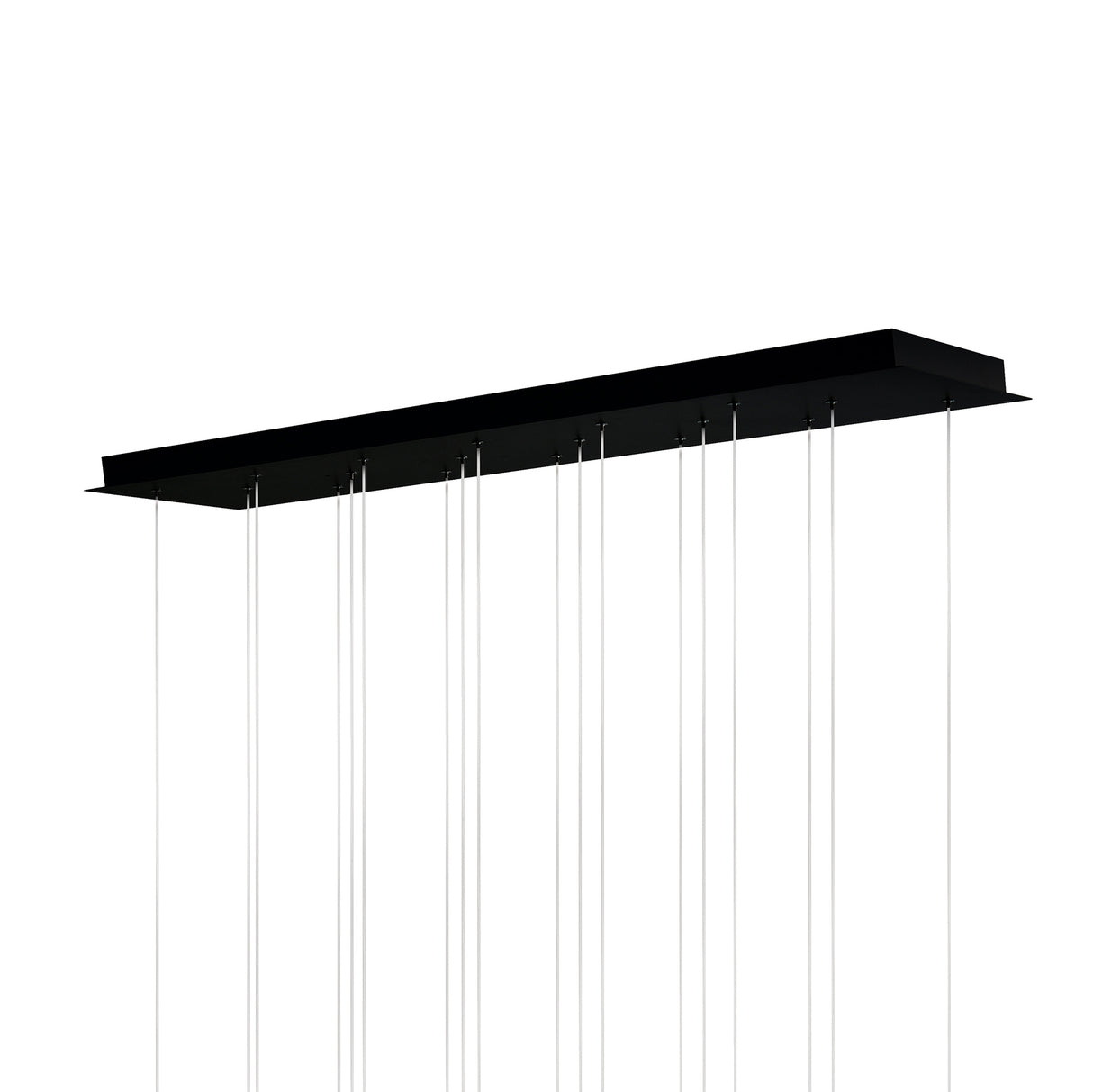 Dragonswatch Integrated LED 48in 18 Pendant Black Chandelier