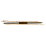 Saber Integrated LED 70in Brass Chandelier with Handcrafted Glass