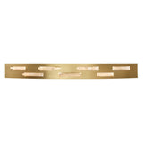 Arcus Integrated LED 70in Brass Chandelier with Handcrafted Glass