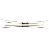 Solara Integrated LED 50in Black Chandelier
