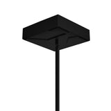 Solara Integrated LED 50in Black Chandelier