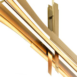 Solara Integrated LED 72in Brass Chandelier
