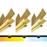 Solara Integrated LED 72in Brass Chandelier
