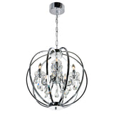 Abia 5 Light Chrome Chandelier