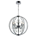 Abia 5 Light Chrome Chandelier