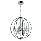 Abia 5 Light Chrome Chandelier