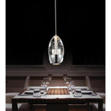 Perrier 1 Light Down Mini Pendant With Chrome Finish