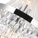 Vast 13 Light Down Chandelier With Chrome Finish