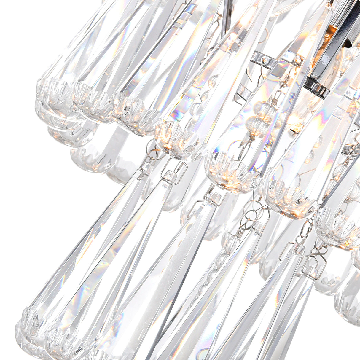 Vast 13 Light Down Chandelier With Chrome Finish