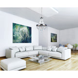 Vast 17 Light Down Chandelier With Chrome Finish
