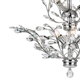 Ivy 9 Light 28in Chrome Chandelier