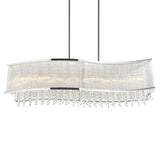 Elsa 6 Light 36in Chrome Drum Shade Chandelier
