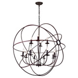 Arza 12 Light Brown Chandelier