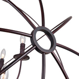 Arza 12 Light Brown Chandelier