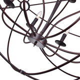 Arza 12 Light Brown Chandelier