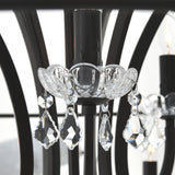 Campechia 9 Light Up Chandelier With Brown Finish
