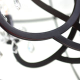 Campechia 12 Light Up Chandelier With Brown Finish