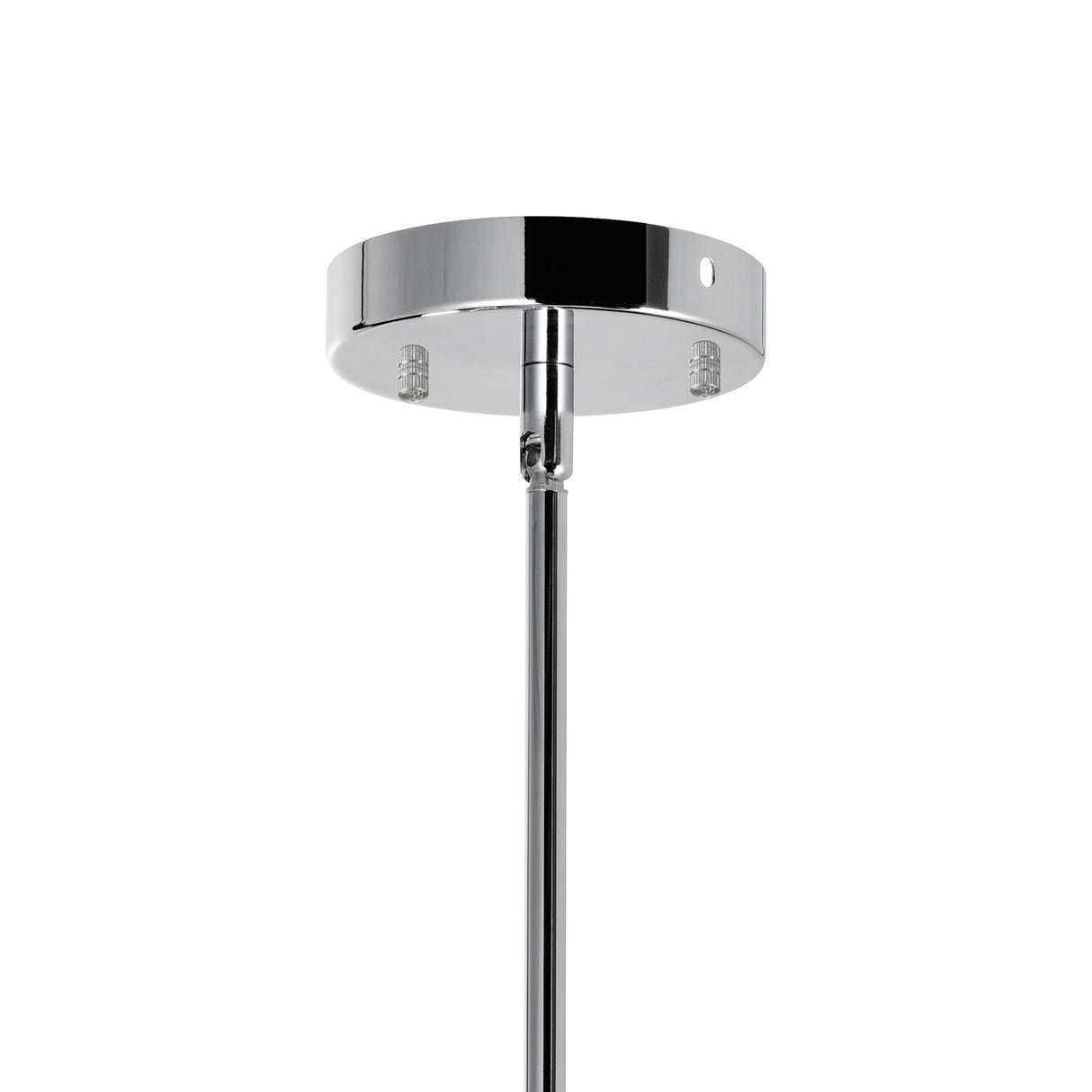 Franca 8 Light 22in Chrome Chandelier with Off White Shade