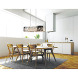 Bubbles 16 Light Drum Shade Chandelier With Chrome Finish