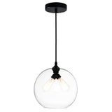 Glass 2 Light 12in Clear Down Mini Pendant