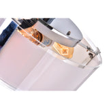 Lucie 4 Light 17in Chrome Round Drum Shade Flush Mount
