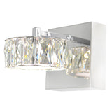 Milan LED Bathroom Sconce With Chrome Finish