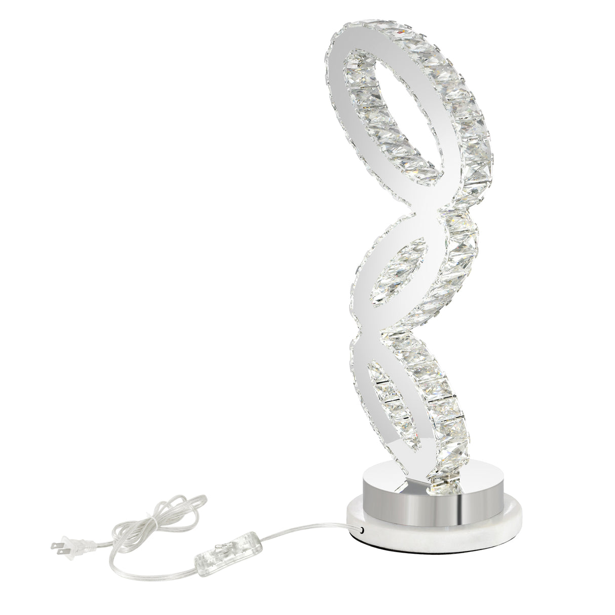 Balanced Integrated LED Chrome Table Lamp