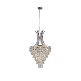 Chique 9 Light Chandelier With Chrome Finish