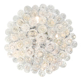 Rain Drop 5 Light 16in Chrome Chandelier