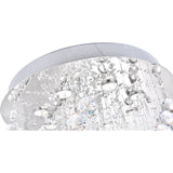 Twister 8 Light Chandelier With Chrome Finish