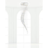 Ribbon 8 Light Chandelier With Chrome Finish