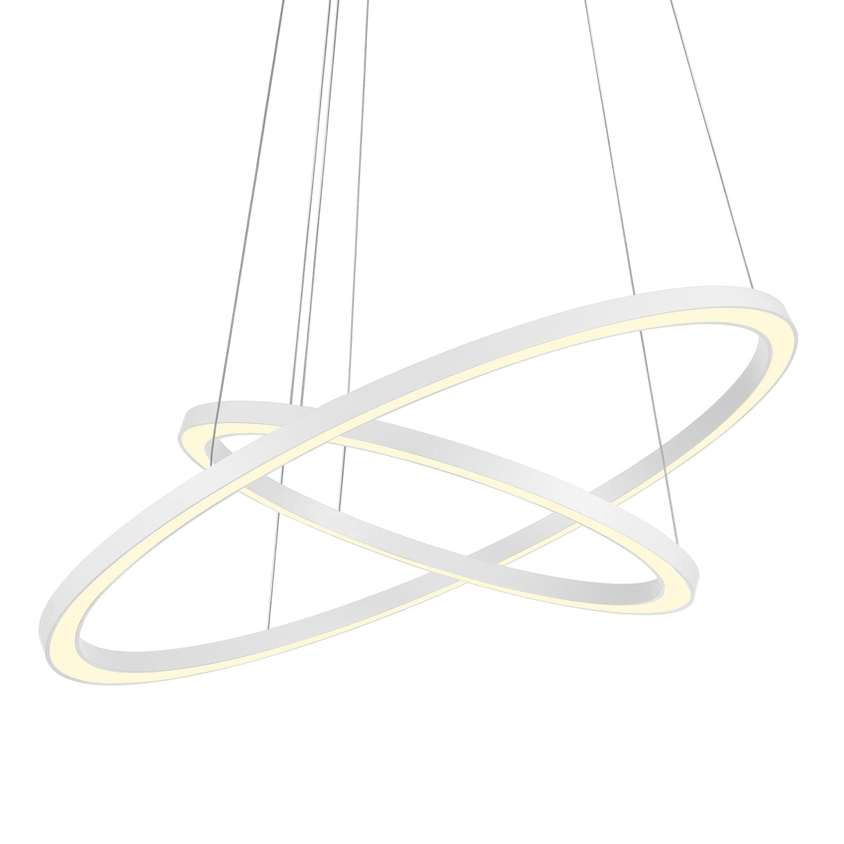 Chalice Integrated LED 24in White Chandelier