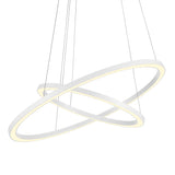Chalice Integrated LED 24in White Chandelier