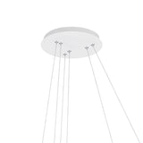 Chalice Integrated LED 24in White Chandelier
