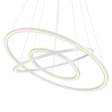 Chalice Integrated LED 31in White Chandelier