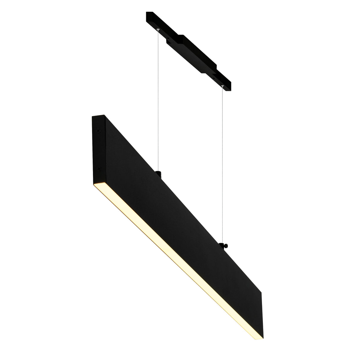 Krista Integrated LED 36in Satin Black Chandelier