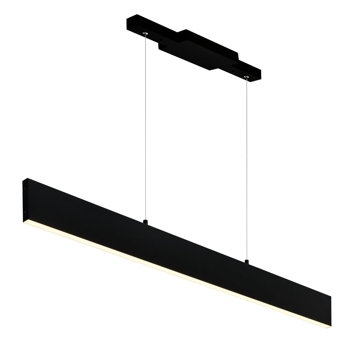 Krista Integrated LED 36in Satin Black Chandelier