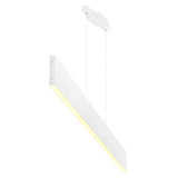 Krista Integrated LED 36in Satin White Chandelier