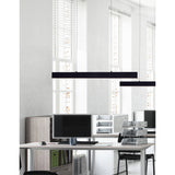 Krista Integrated LED 47in Satin Black Chandelier
