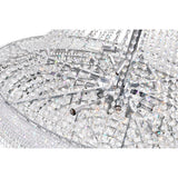 Empire 38 Light 42in Chrome Down Chandelier with Crystals