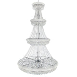 Empire 42 Light 50in Chrome Down Chandelier with Crystals