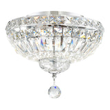 Stefania 3 Light Chrome Flush Mount