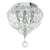 Stefania 2 Light Chrome Flush Mount