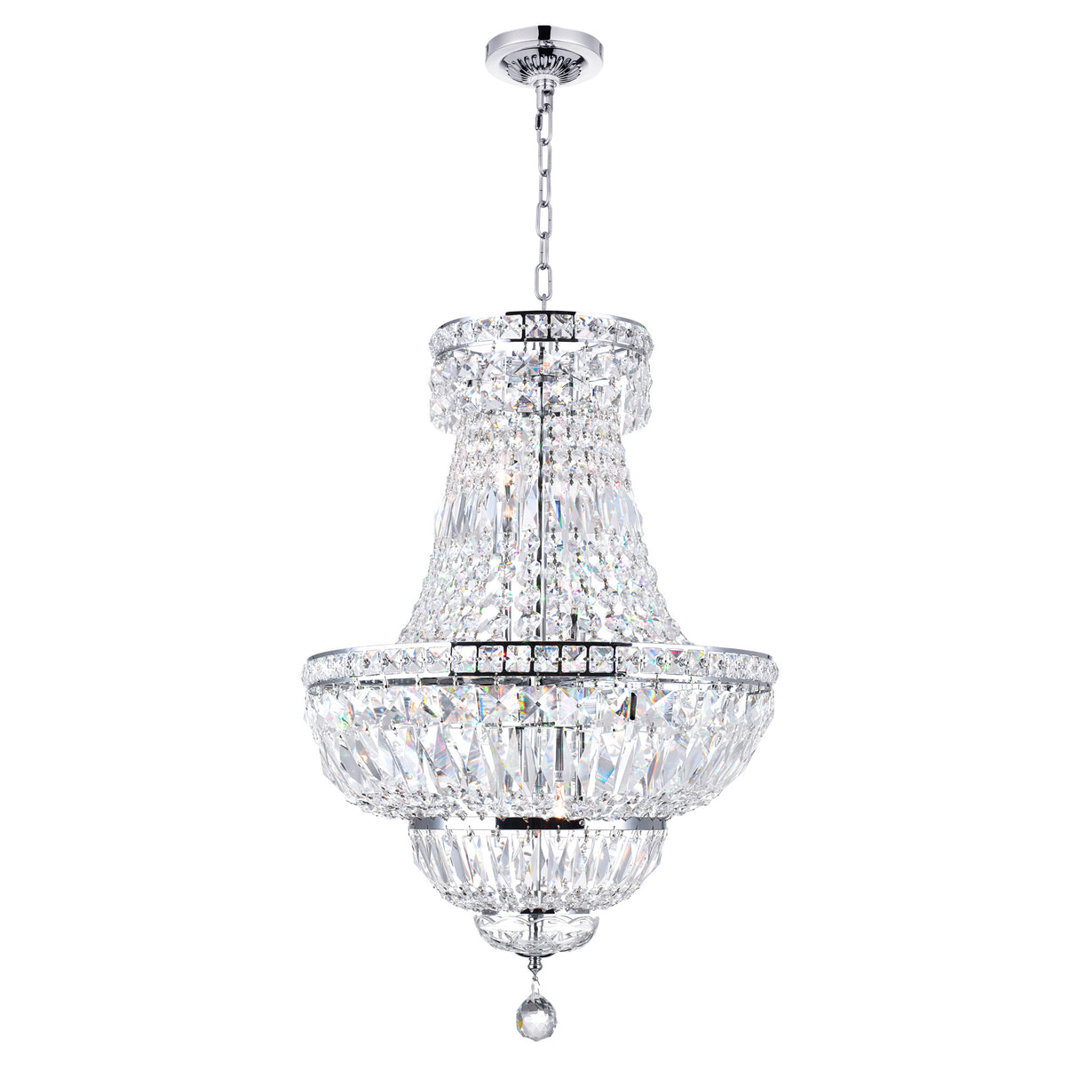 Stefania 8 Light Chrome Chandelier